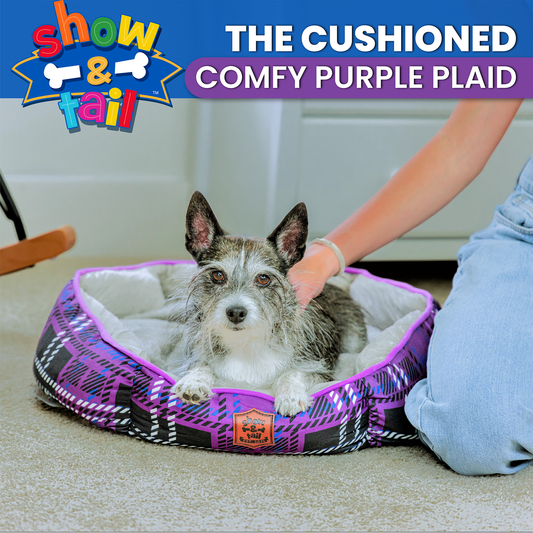 The Cushioned Comfy Purple Plaid