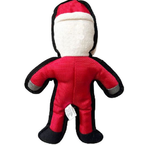 Show and Tail - Christmas Plush dog play toy, "Deck The Paws" Santa with durable squeaker inside - 12 -inch Festive Dog Toy. Show and Tail - Christmas Plush dog play toy, "Deck The Paws" Santa with durable squeaker inside - 12 -inch Festive Dog Toy.