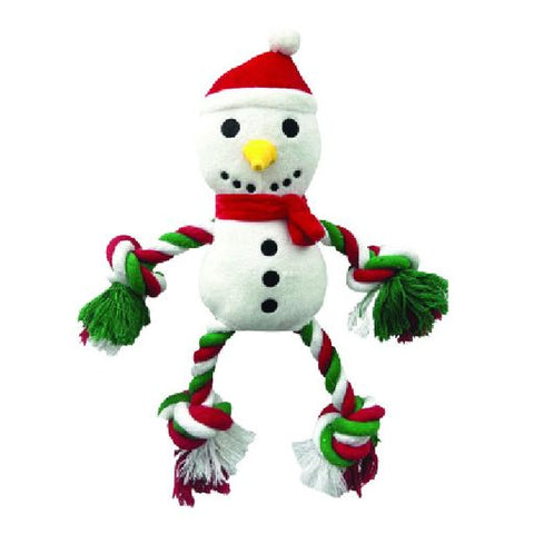 Show and Tail - Christmas Plush dog play toy, The Santa's Yelper - with Pull Me and I Rope function and Squeaker belly - Festive Dog Toy 13 Inch. Show and Tail - Christmas Plush dog play toy, The Santa's Yelper - with Pull Me and I Rope function and Squeaker belly - Festive Dog Toy 13 Inch.