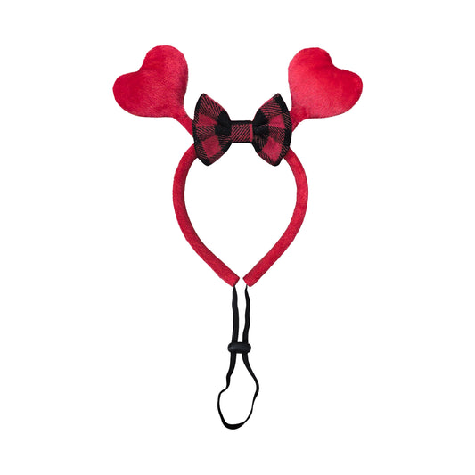 Puppy Love Valentine’s Day Headband & Bowtie Set - Free Size