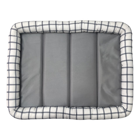 Durable Crate Dog Mat Plaid